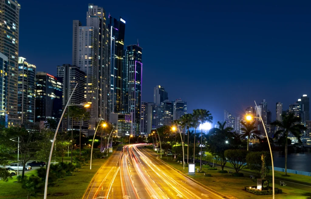 Cinta Costera skyline in Panama City representing Panama Investor Residency opportunities